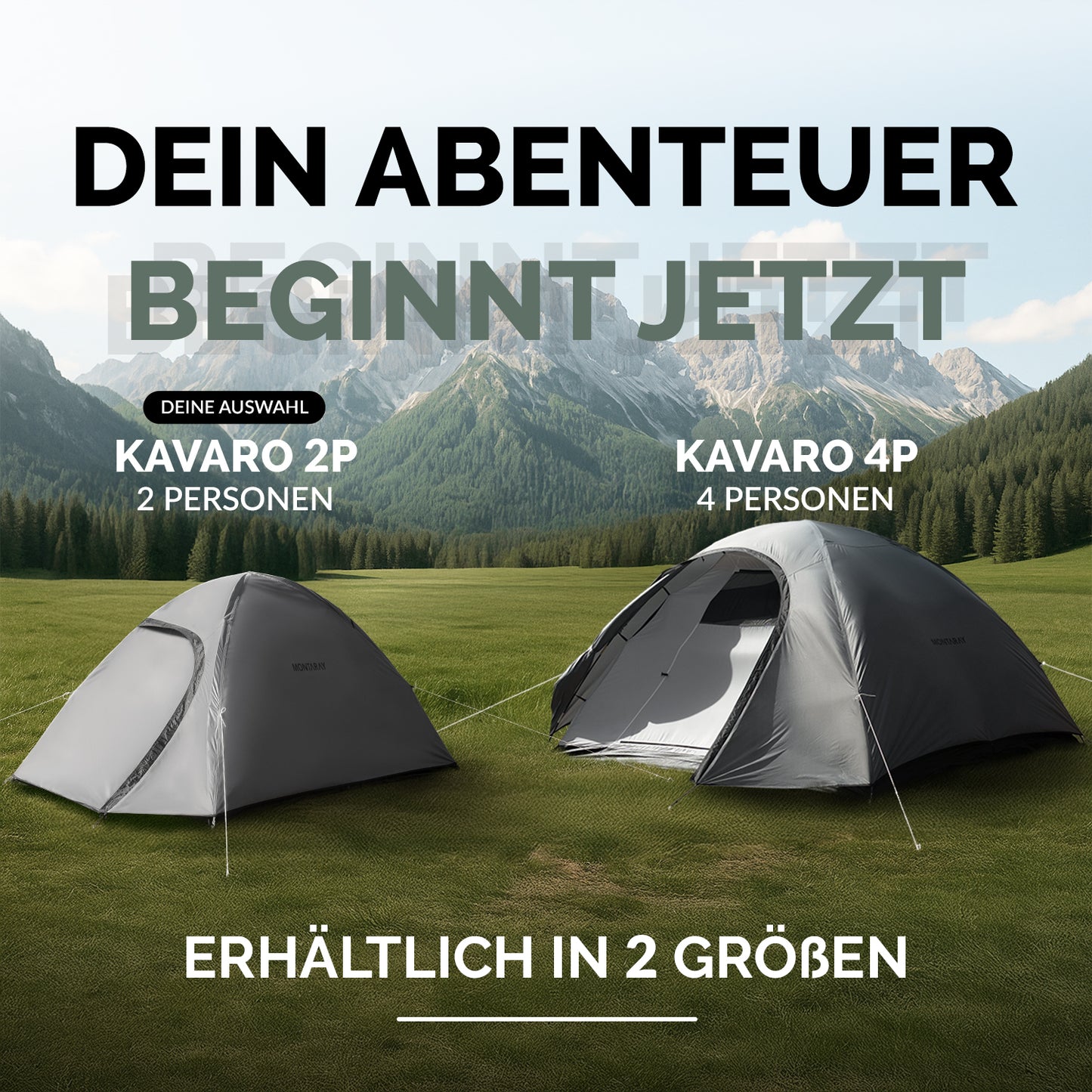 Kavaro - 2 Personen Zelt